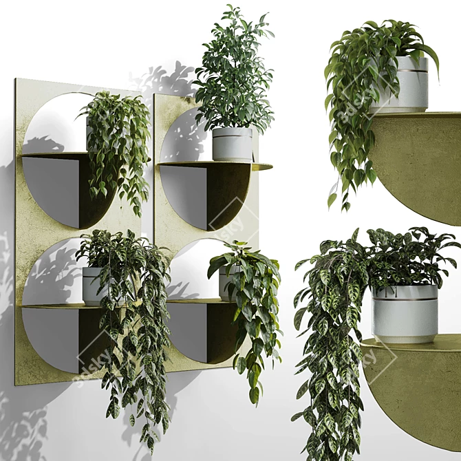 365 Plant Shelf Set: 3D Obj 3D model image 2