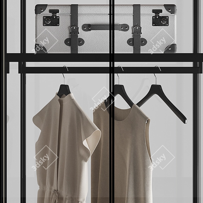 Modern 2016 Cristal Wardrobe Ensemble 3D model image 6