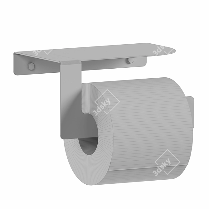 Bathroom Tissue Holder Stand 3D model image 2