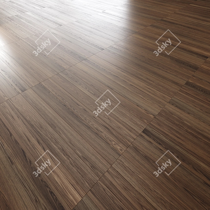 Oak Parquet Flooring 3D Models 3D model image 5