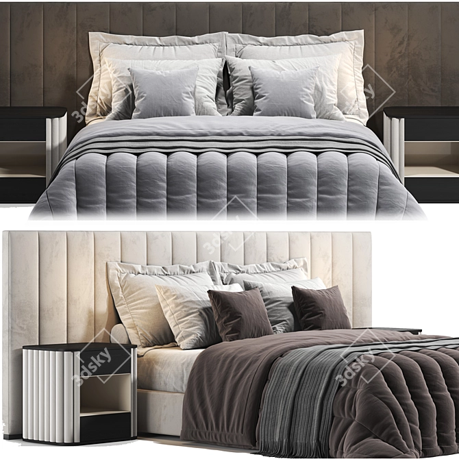 Restoration Hardware Modena Bed 3D model image 3