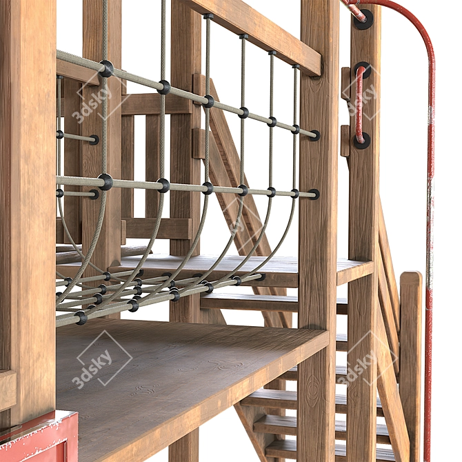 Classic Kids Playground 2015 3D model image 3