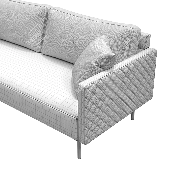 Modern Lisborn Sofa by Kaza 3D model image 4