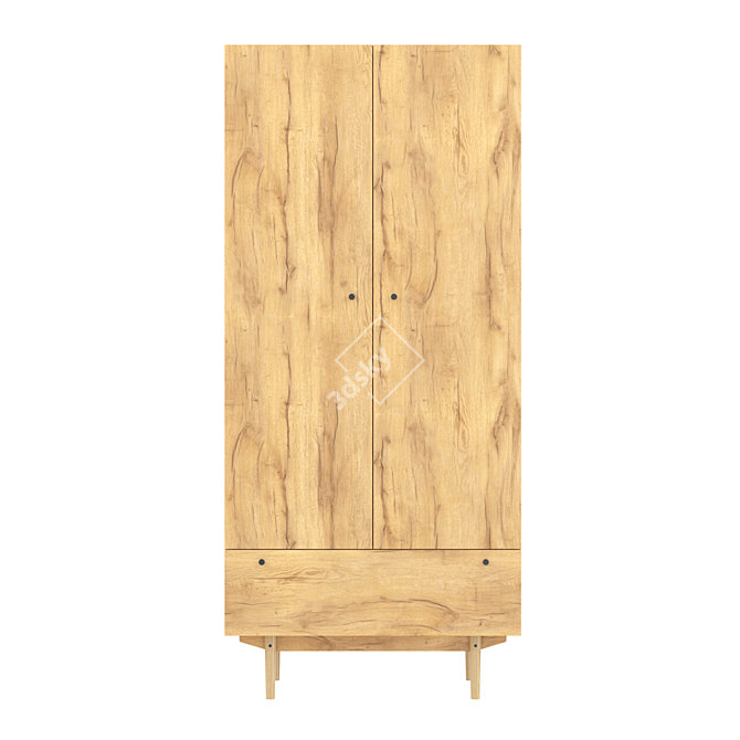 Orland 2 Wardrobe: Modern Style 3D model image 2