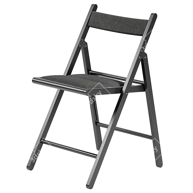 IKEA TERJE Folding Chair 430x780x490mm 3D model image 9