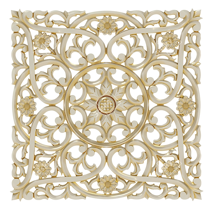 Decorative Panel 3D STL File 3D model image 1