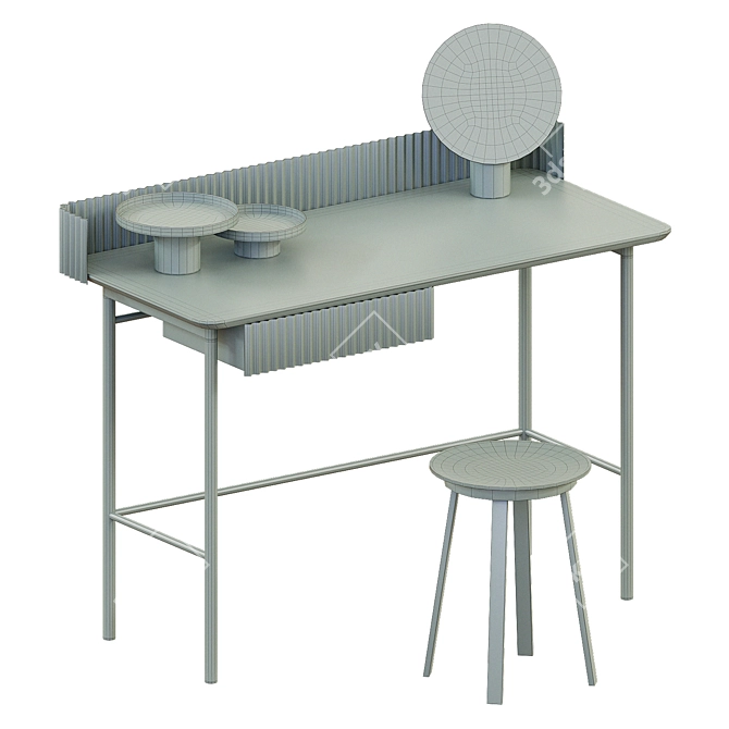 Elegant Vanity Table - Hit Nahtrang 3D model image 8