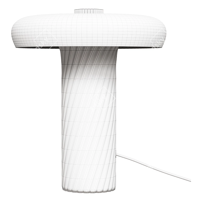 Elegant Stellar Table Lamp 3D model image 2