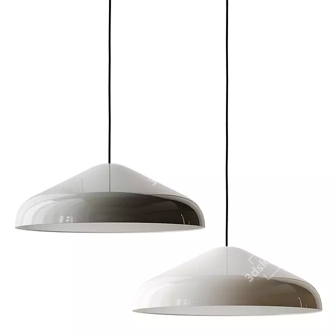 Minimalist Steel Pendant Lamp, HAY 3D model image 1