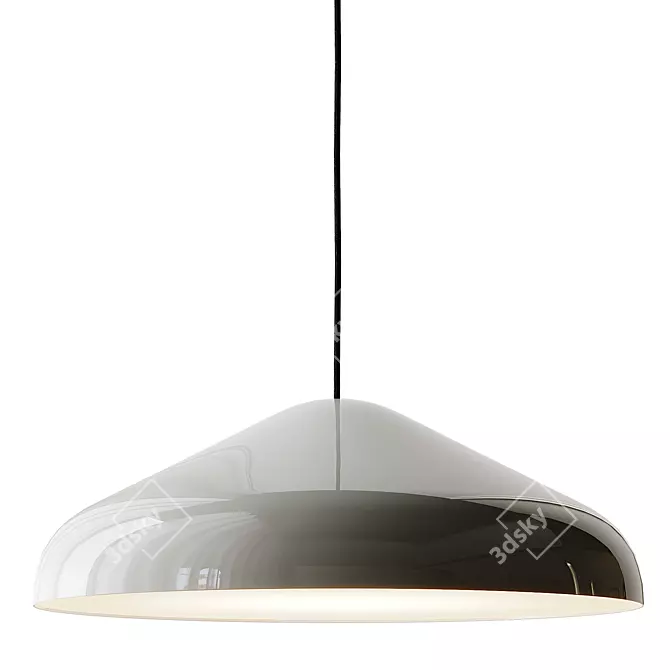 Minimalist Steel Pendant Lamp, HAY 3D model image 2