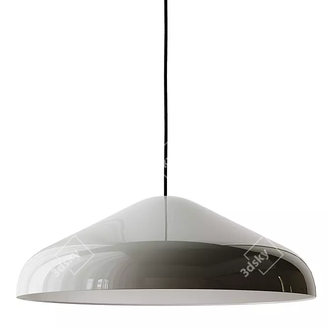 Minimalist Steel Pendant Lamp, HAY 3D model image 3