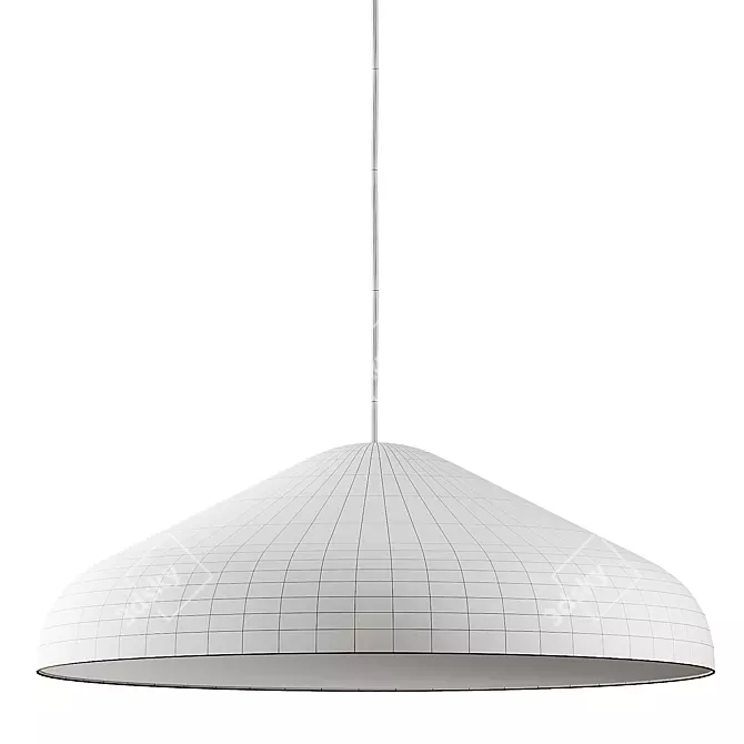 Minimalist Steel Pendant Lamp, HAY 3D model image 7