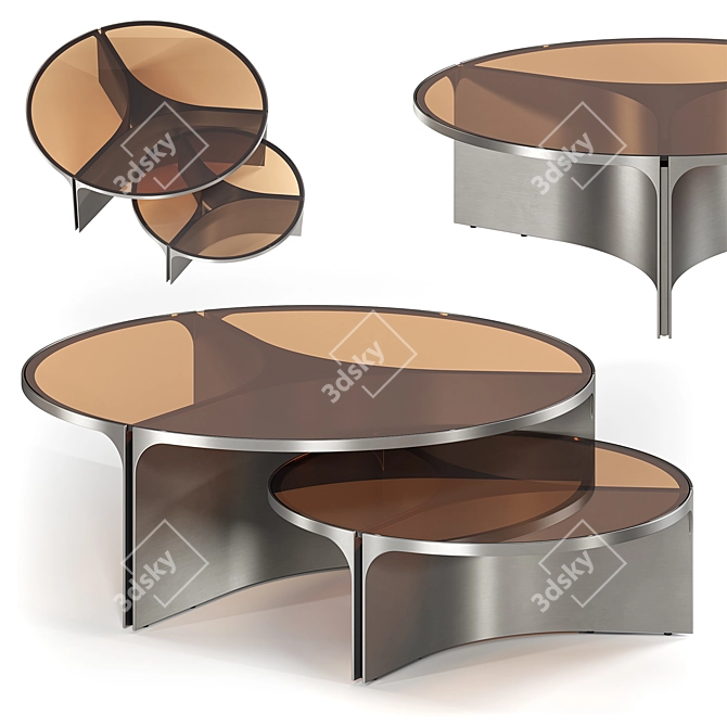 Gira Magazine Tables Set 3D model image 1