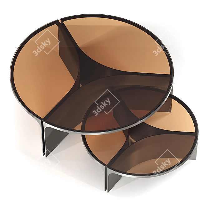 Gira Magazine Tables Set 3D model image 2