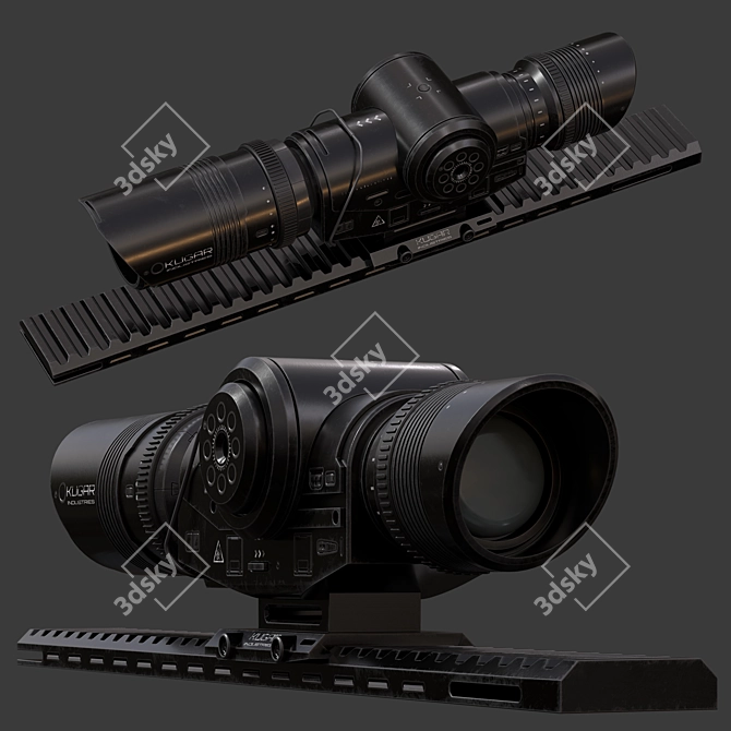 2016 Corona 3D Optical Sight 3D model image 4