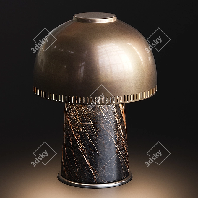 Raku SH8 Rechargeable Table Lamp 3D model image 2