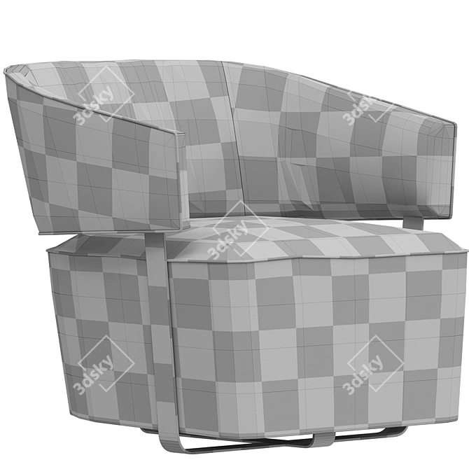 CEPPI HOLLY Armchair: Elegant Comfort 3D model image 6