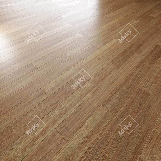 Premium Oak Floor Texture Pack 3D model image 4