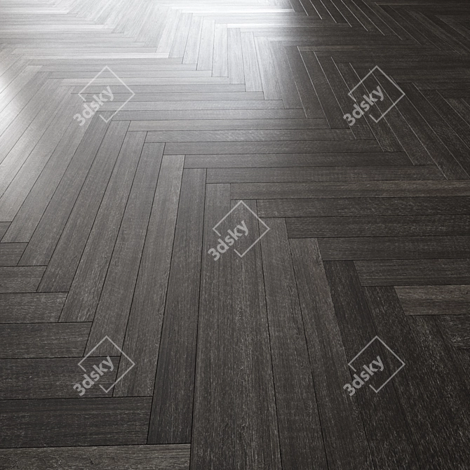 Premium Oak Floor Texture Pack 3D model image 6