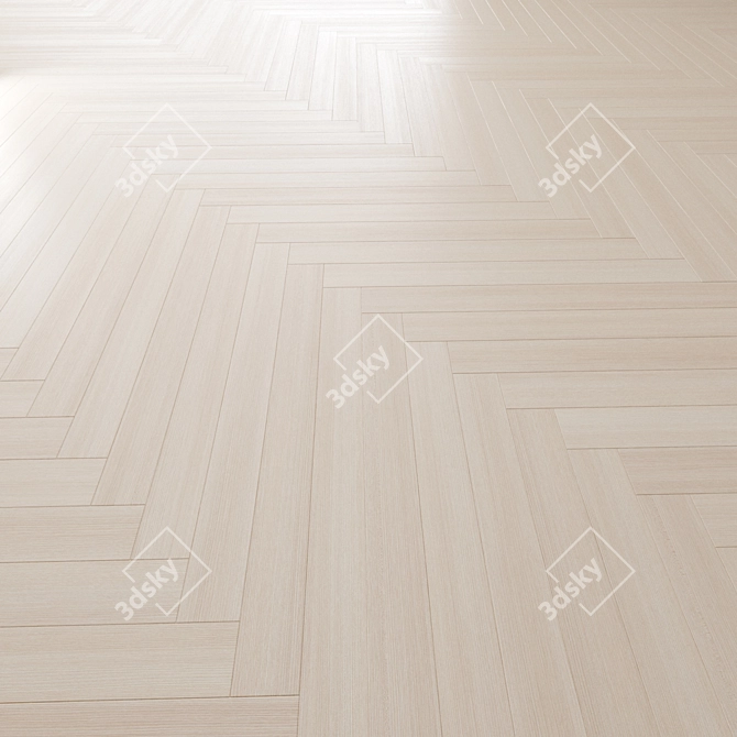 Premium Oak Floor Model Kit 3D model image 2