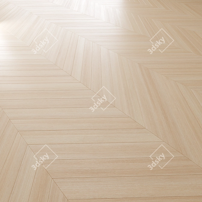 Premium Oak Floor Model Kit 3D model image 3