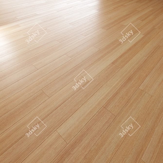 Premium Oak Floor Model Kit 3D model image 4