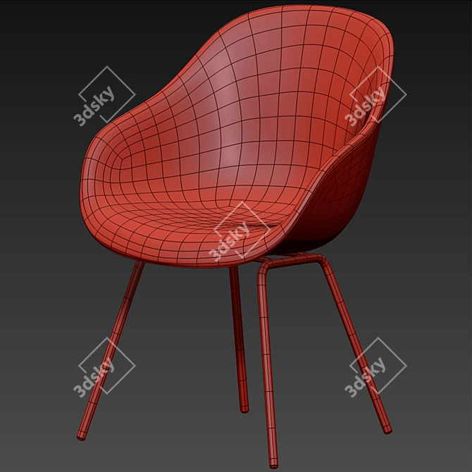  Hay AAC 127 Chair – Sleek 3D model image 5