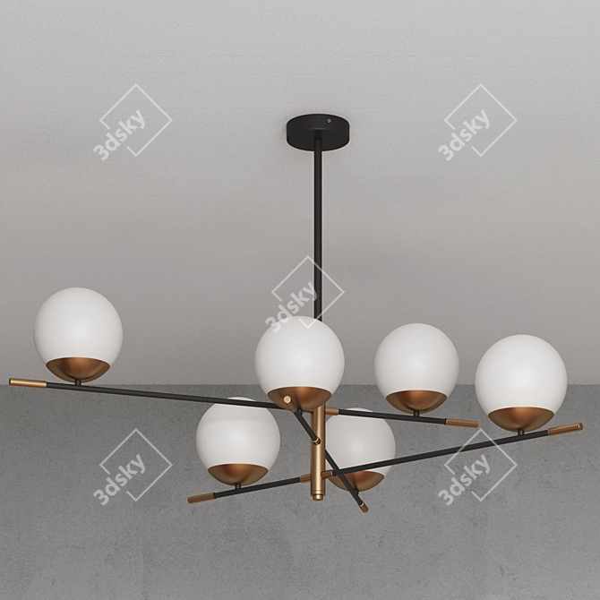 Modern Ceiling Chandelier ST Luce 3D model image 3