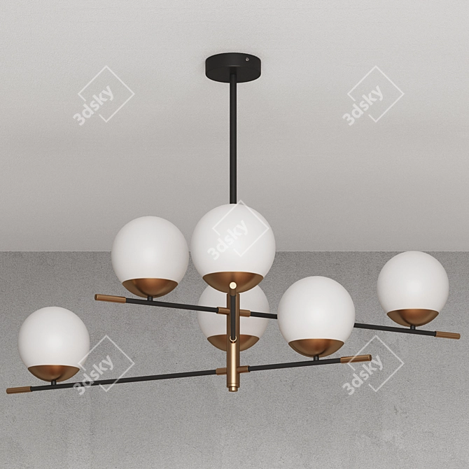 Modern Ceiling Chandelier ST Luce 3D model image 6