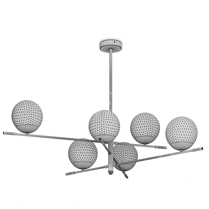 Modern Ceiling Chandelier ST Luce 3D model image 7