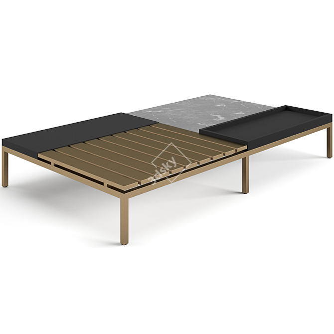 Eichholtz Forma Coffee Tables Set 3D model image 11