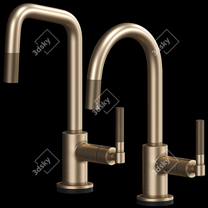 Luxury Bathroom Fixtures Collection 3D model image 4