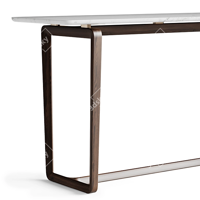 Luxurious Fidelio Console by Poltrona Frau 3D model image 3