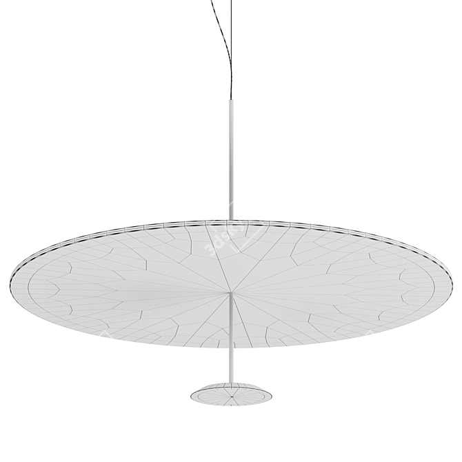 Radiant Glow Pendant Light 3D model image 4