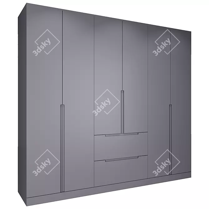 Irvine Bedroom Closet Cabinet 3D model image 2