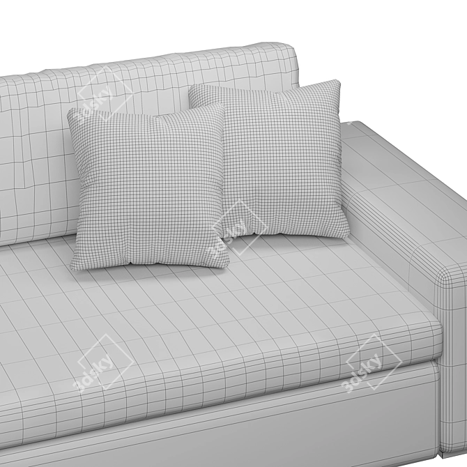 Modern Lounge Sofa Woodward 3D model image 4