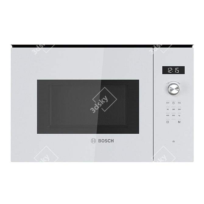 Bosch Serie 6 Built-in Microwave 3D model image 1