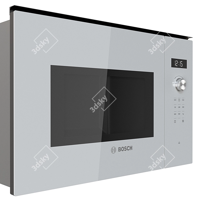 Bosch Serie 6 Built-in Microwave 3D model image 6