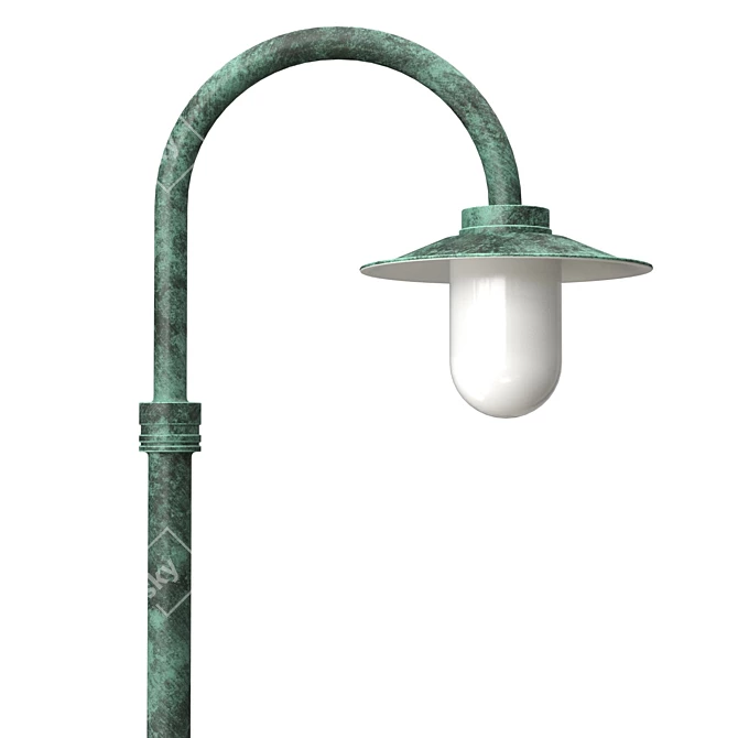 Classical Outdoor Lamp Elba 3D model image 3