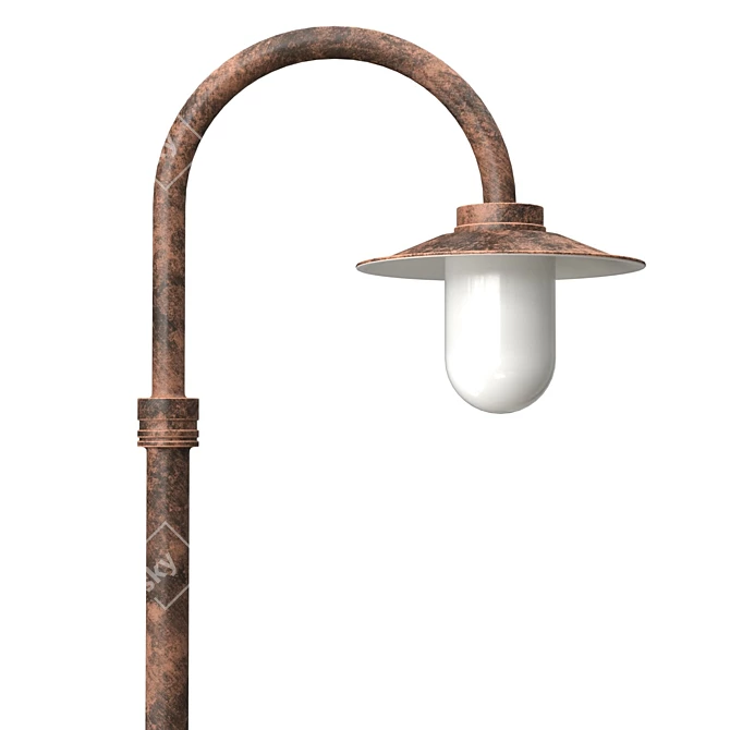 Classical Outdoor Lamp Elba 3D model image 4