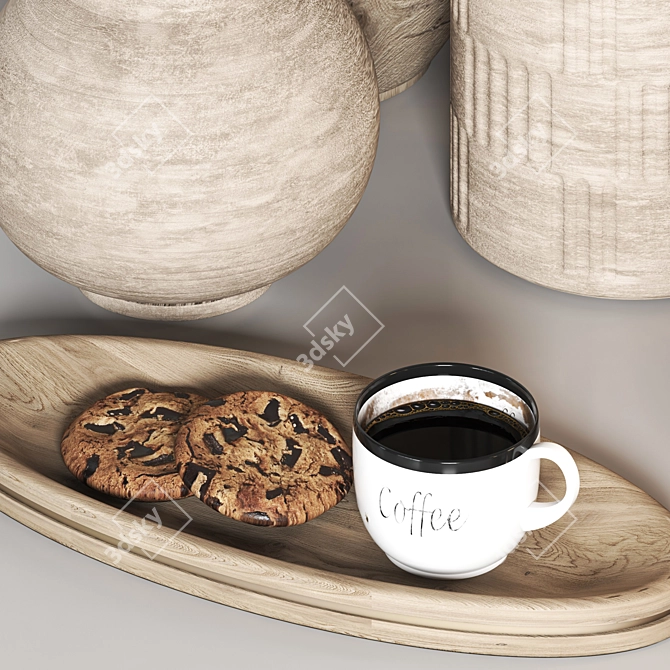 Elegant Decorative Set-8 Offering Sophisticated Designs 3D model image 3