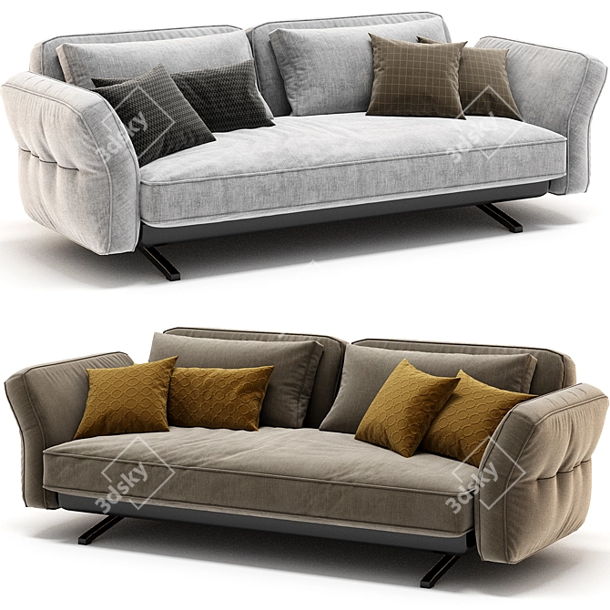 Art Nova COSY 2-Seater Sofa 3D model image 1