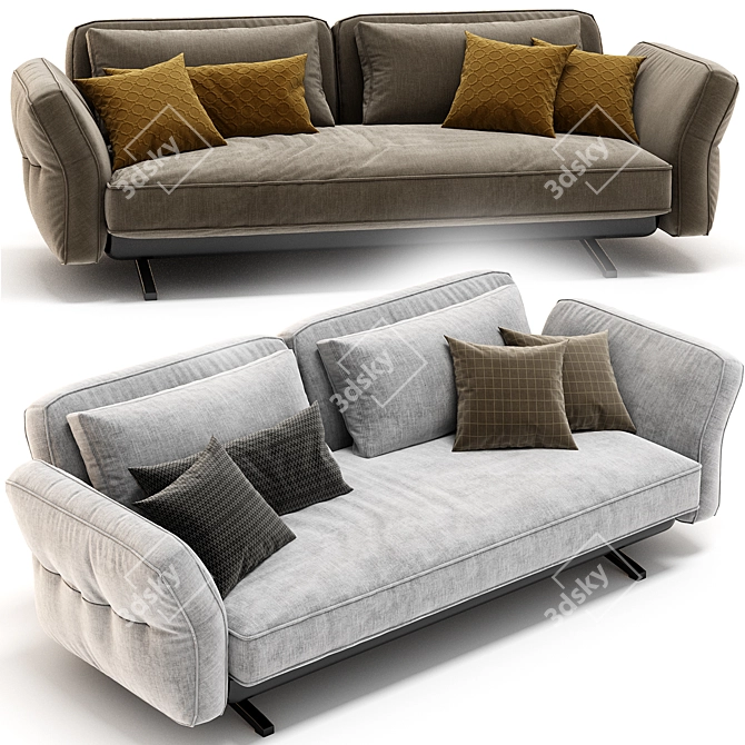 Art Nova COSY 2-Seater Sofa 3D model image 2