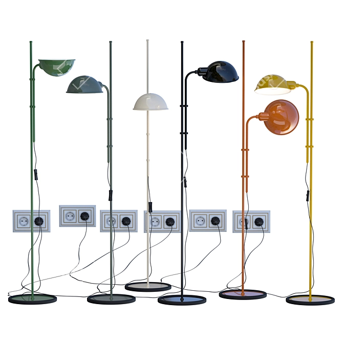 Adjustable Funiculí Lamp with CoronaLight 3D model image 8