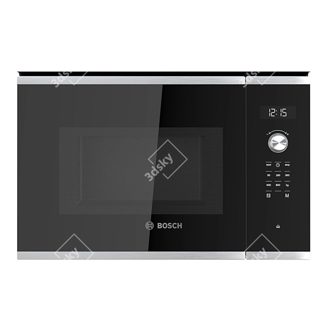 Bosch Serie 6 BFL524MS0 Microwave 3D model image 2