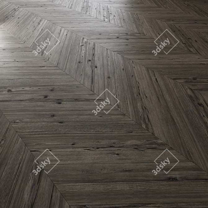 Premium Oak Floor Texture Set 3D model image 6