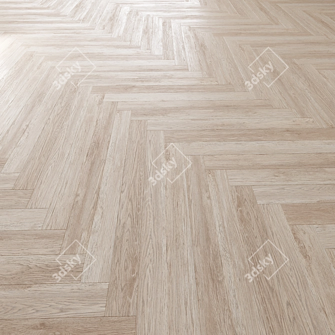 Oak Floor 020 Texture Pack 3D model image 2