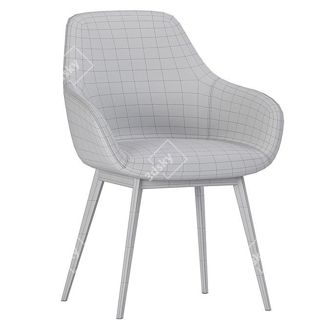 Modern Chair Collection Corona Render 3D model image 5