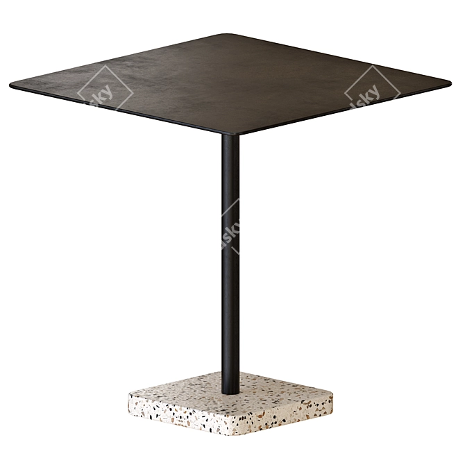 Modern Terrazzo Table 3D Model 3D model image 3