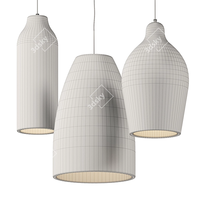 Vakkerlight Concrete Gypsum Pendant Lights 3D model image 3